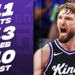 Domantas Sabonis Records 25th Triple-Double of the Season! 😤 | March 25, 2024