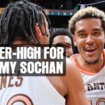 Jeremy Sochan CAREER-HIGH 18 REBs vs Phoenix Suns