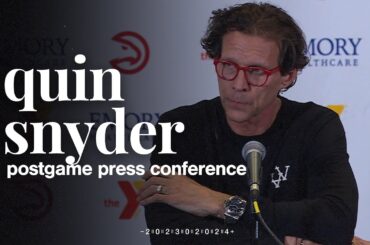 Hawks vs. Celtics Postgame Press Conference: Quin Snyder