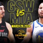 Golden State Warriors vs Miami Heat Full Game Highlights | March 26, 2024 | FreeDawkins