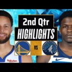 Golden State Warriors vs Minnesota Timberwolves Full Highlights 2nd QTR | Mar 24 | 2024 NBA Seasons