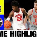 Ohio State vs Georgia Highlights | 2024 NCAA Men's Basketball Championship - Quarterfinal
