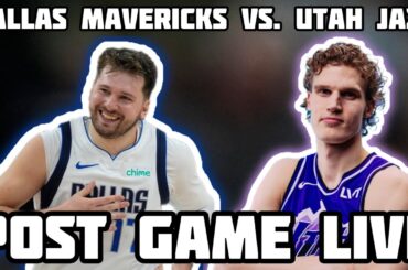 Utah Jazz vs Dallas Mavericks Post Game