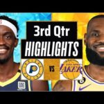 Indiana Pacers vs. Los Angeles Lakers 3rd-QTR P2 Highlights | March 24 | NBA Season 2024