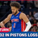 Cade Cunningham Drops 32 In Return As Detroit Pistons Lose To Minnesota Timberwolves