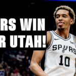 San Antonio Spurs WIN vs Utah Jazz | 3.27.2024