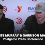 Hawks vs. Trail Blazers Postgame Press Conference: Dejounte Murray & Garrison Matthews
