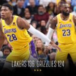 LAKERS @ GRIZZLIES | LAKERS WIN 5TH STRAIGHT | MARCH 27, 2024
