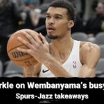 San Antonio Spurs-Jazz takeaways; Dr. McCorkle on Collins' injury & Wembanyama's busy summer