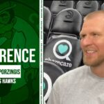 Kristaps Porzingis Explains How He Avoided Injuries This Season | Celtics vs Hawks
