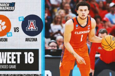 Clemson vs. Arizona - Sweet 16 NCAA tournament extended highlights