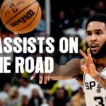 San Antonio Spurs Top Assists on the Road in March