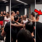 Miami Heat Locker Room Celebration After Crazy Win vs. Cleveland Cavaliers!