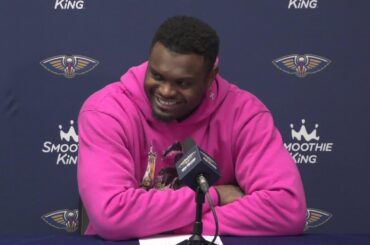 Zion Williamson on defensive improvement, Herb Jones | Pelicans vs. Bucks Postgame 3/28/24