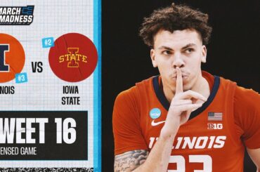 Illinois vs. Iowa State - Sweet 16 NCAA tournament extended highlights