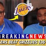 "Shannon Loses It as LeBron Returns with Triple-Double in Lakers' Grizzlies Demolition!" #lakersgame