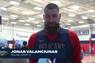 Jonas Valanciunas on Zion vs. Giannis Matchup | New Orleans Pelicans