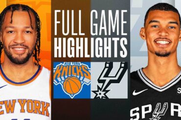 KNICKS at SPURS | FULL GAME HIGHLIGHTS | March 29, 2024