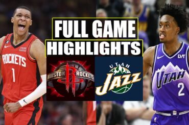 Utah Jazz vs Houston Rockets FULL GAME HIGHLIGHTS | March 29 | 2024 NBA Season