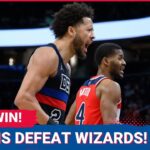 Cade Cunningham, Detroit Pistons Get 13th Win Of The Season After Defeating The Washington Wizards