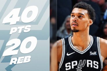 Victor Wembanyama GOES OFF For New CAREER-HIGH 40 Points! 🔥| March 29, 2024