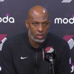 Chauncey Billups Postgame Interview | Portland Trail Blazers 82, Miami Heat 142