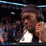 Dennis Schröder after the Nets' win over the Bulls