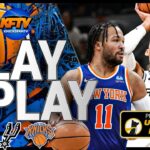 Knicks vs Spurs Play-By-Play & Watch Along | Presented By: UnderDog Fantasy
