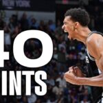 40 POINT NIGHT FOR VICTOR WEMBANYAMA | 3.29.2024