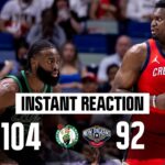 INSTANT REACTION: Celtics hold Pelicans to 92 points in bounce-back road win