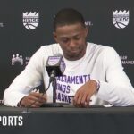 De'Aaron Fox on Kings dropping second game to Mavericks this week; Malik Monk's knee injury