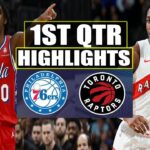 Toronto Raptors VS Philadelphia 76ers 1ST QTR HIGHLIGHTS | March 31 | 2024 NBA Season