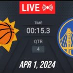 NBA LIVE! Golden State Warriors vs Phoenix Suns | April 1, 2024 | Warriors vs Suns Live (2K)