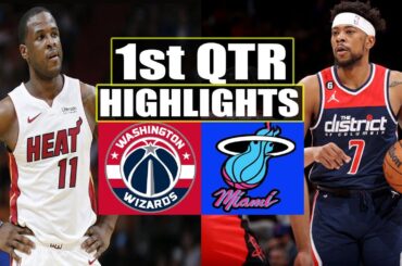Washington Wizards vs Miami Heat 1ST QTR HIGHLIGHTS | March 31 | 2024 NBA Season