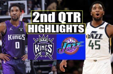 Sacramento Kings vs Utah Jazz 2nd QTR HIGHLIGHTS | March 31 | 2024 NBA Season