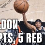 Keldon Johnson Highlights vs New York Knicks | 3.29.2024