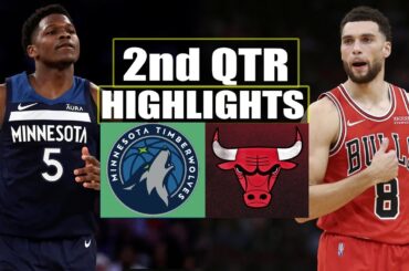 Minnesota Timberwolves vs Chicago Bulls 2nd QTR HIGHLIGHTS | March 31 | 2024 NBA Season