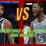 Sacramento Kings vs Dallas Mavericks - Game Highlights - March 29, 2024