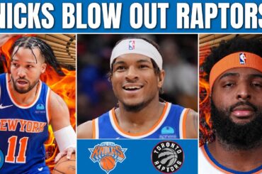 KNICKS OBLITERATE RAPTORS 145-101 RECAP AND HIGHLIGHTS 🔥🔥