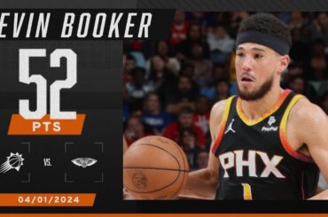 DEVIN BOOKER KEEPS ON COOKING THE PELICANS 🔥 52-POINT NIGHT IN NOLA | NBA on ESPN