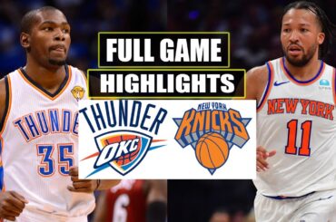 New York Knicks vs Oklahoma cCty Thunder FULL GAME HIGHLIGHTS | March 31 | 2024 NBA Season