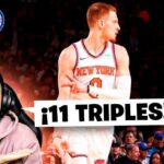 ¿11 TRIPLES en un PARTIDO? ¡RECORD HISTÓRICO de NEW YORK! - KNICKS vs PISTONS (26/3)