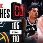 Final 5:33 WILD ENDING Spurs vs Nuggets 👀 | April 2, 2024