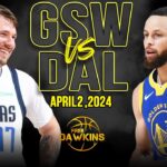 Golden State Warriors vs Dallas Mavericks Full Game Highlights | April 2, 2024 | FreeDawkins