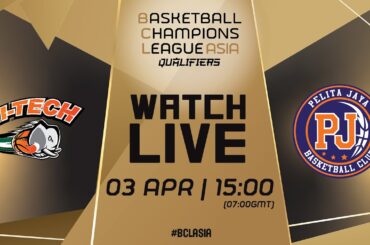 LIVE - Hi-Tech Basketball Club v Pelita Jaya Basketball | #BCLASIA 2024 Qualifiers
