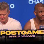 Warriors/Mavs Postgame, CP, Brandin Podziemski, TJD, Wiggins, Coaches Reactions | April 2, 2024
