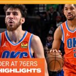 OKC Thunder at Philadelphia 76ers | Game Highlights | April 2, 2024