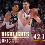 Nikola Jokić Full Game Highlights vs. Spurs 🎥