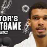 Victor Wembanyama Postgame Press Conference vs Denver Nuggets | 4.2.2024