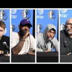 Dallas Mavs Postgame Interviews vs Warriors: Luka Doncic, Kyrie Irving, PJ Washington, Jason Kidd